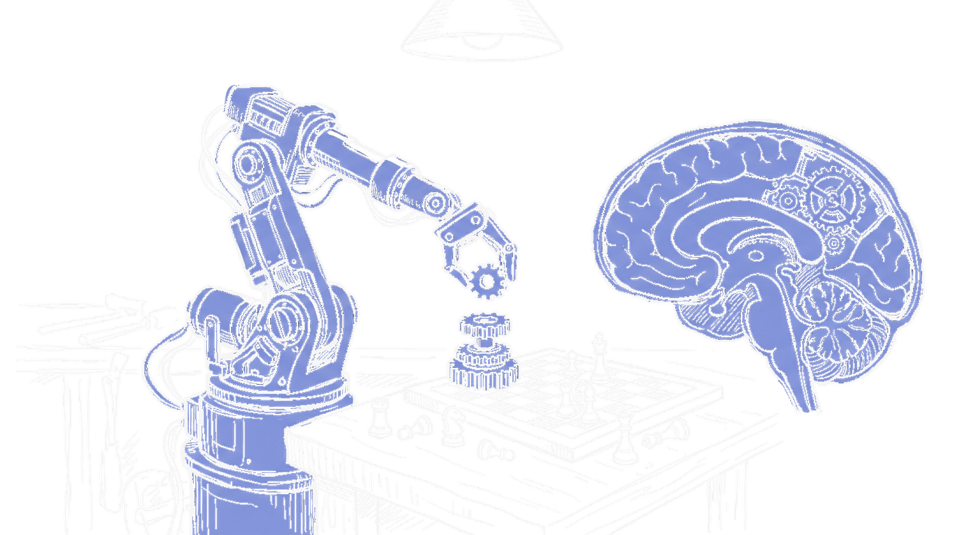 Handgezeichnete Skizze: Tesla-Roboter und xAI-Logo verschmelzen zu einem Agenten-System – Macrohard Fusion